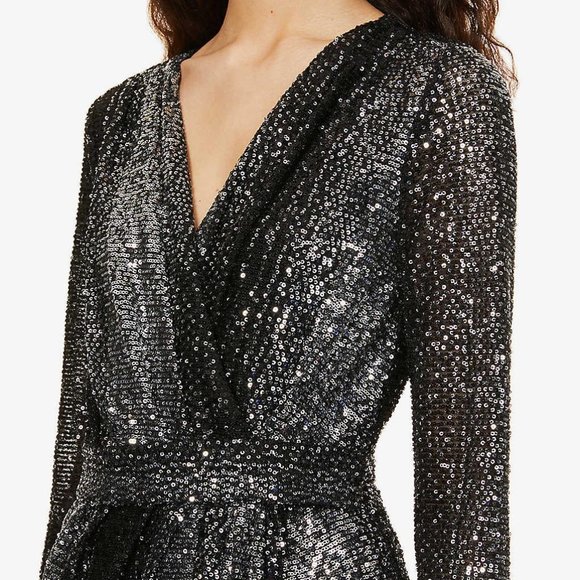 ❤️HOLIDAY SPECIAL❤️ Maje Rileta Sequined Ombre Mini Dress - Picture 3 of 4